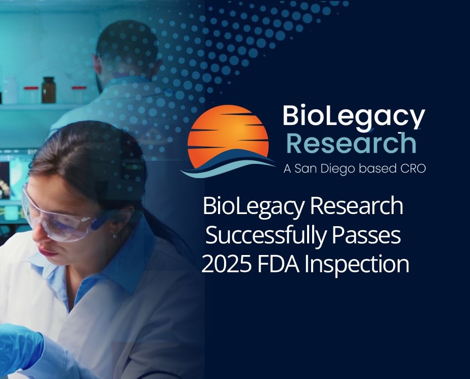 喜讯！BioLegacy Research成功通过2025年FDA核查